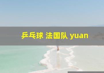 乒乓球 法国队 yuan